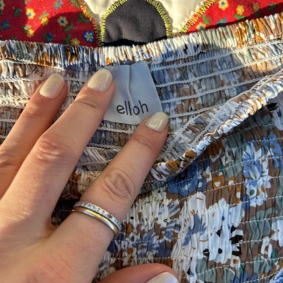 Floral Off the Shoulder Maternity Dress - Picture 4 of 5